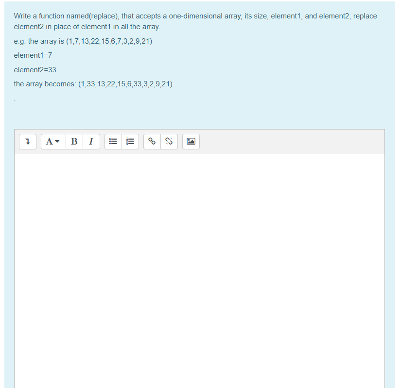 Solved Write a function named(replace), that accepts a | Chegg.com