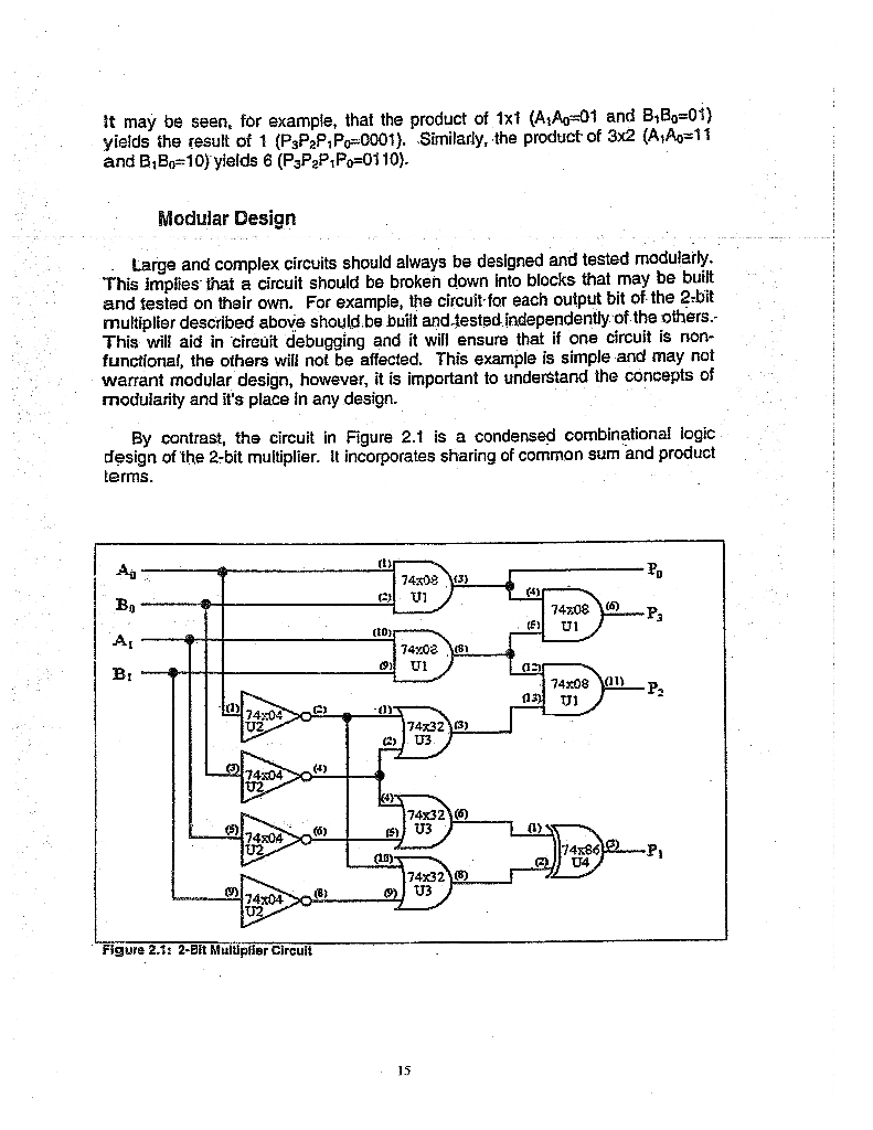 Solved EXPERIMENT 2 COMBINATIONAL LOGIC CIRCUIT DESIGN | Chegg.com