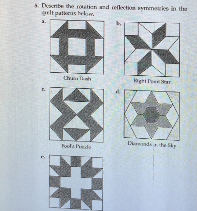 rotational symmetry and reflection symmetry