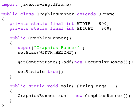 Solved Lab Description Use recursion to draw a group of | Chegg.com