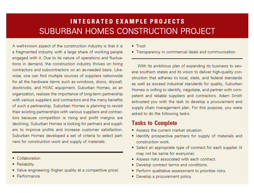 suburban homes construction project case study