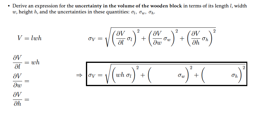 solved-derive-an-expression-for-the-uncertainty-in-the-chegg