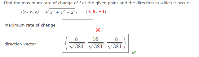 Find the maximum rate of change of f at the given | Chegg.com