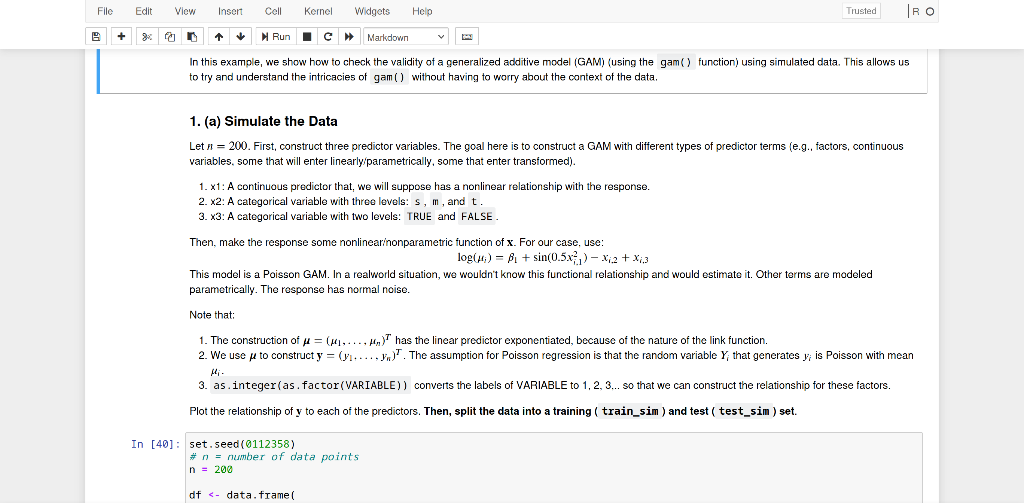 Please provide the R code to answer the question. I | Chegg.com