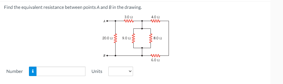 Solved Find The Equivalent Resistance Between Points A And B | Chegg.com