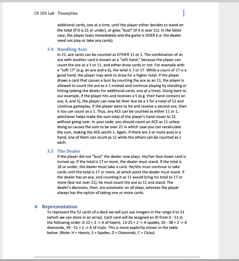 Cs 103 Lab Twentyone 1 Introduction In This Chegg Com