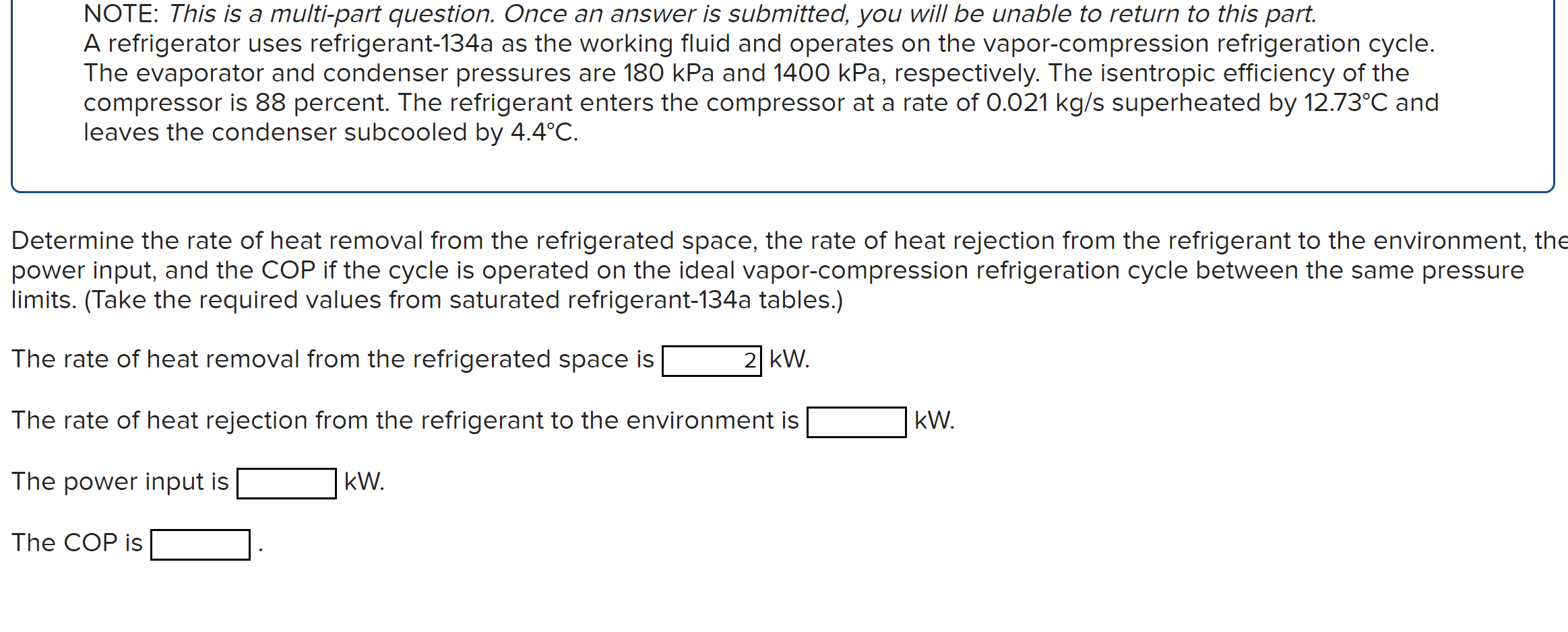 Solved NOTE This is a multipart question. Once an answer