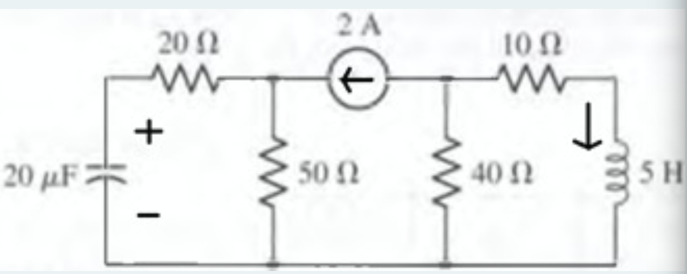 Solved Determine vC, iL and the energy stored in the