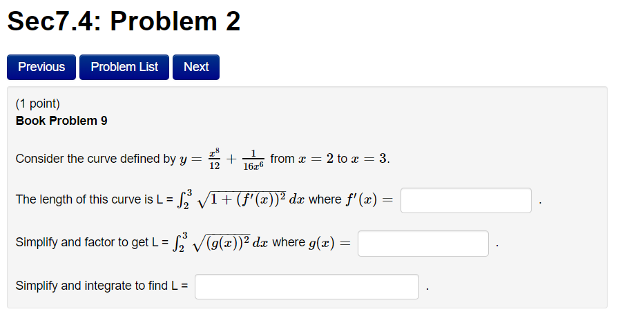 Solved Sec7.4: Problem 2 Previous Problem List Next (1 | Chegg.com