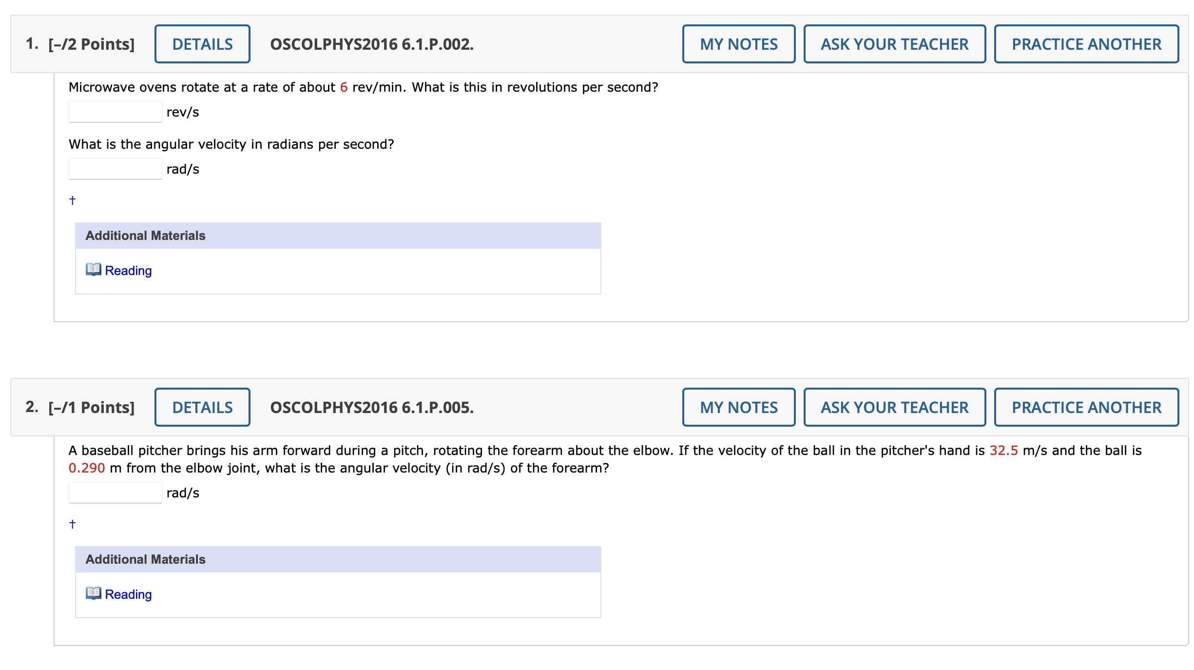 Solved Microwave ovens rotate at a rate of about 6rev/min.
