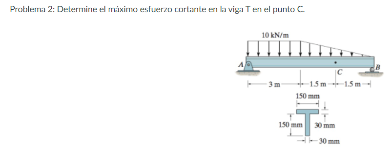 Solved Problem 2: Determine the maximum shear stress in beam | Chegg.com