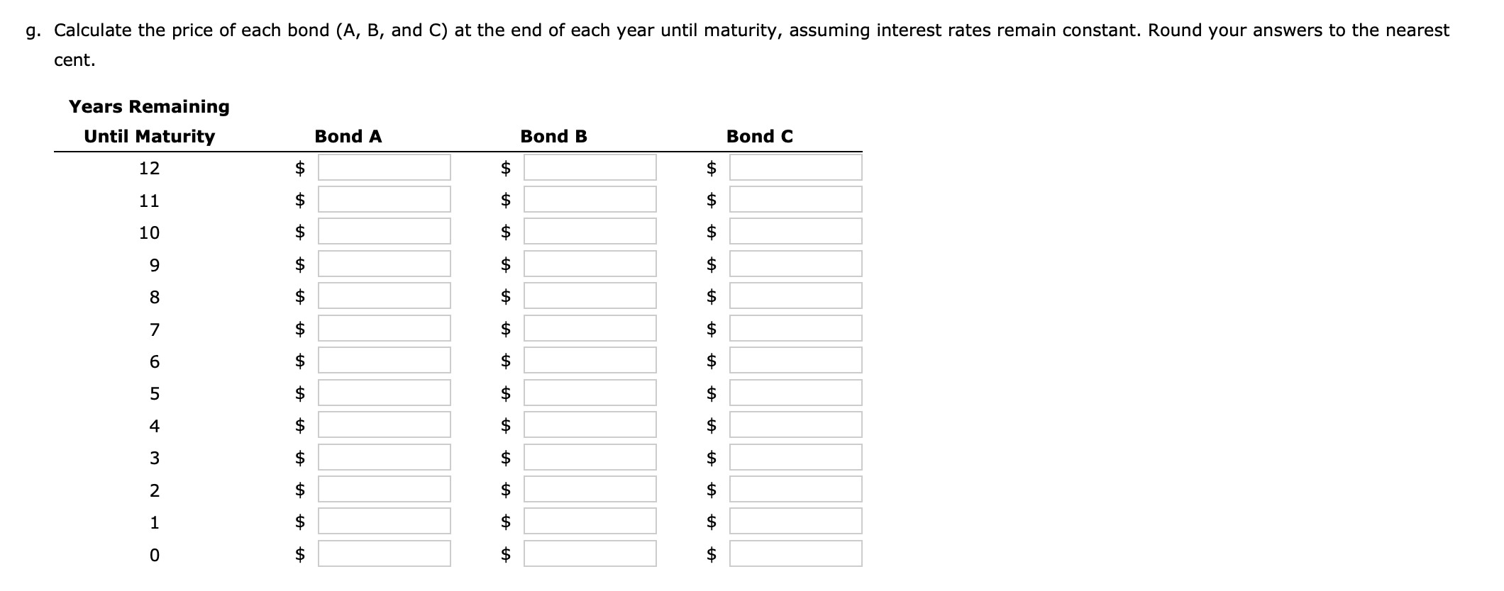 Solved 2. What is the expected capital gains yield for each | Chegg.com