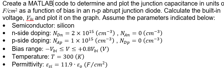Solved Create a MATLAB code to determine and plot the | Chegg.com