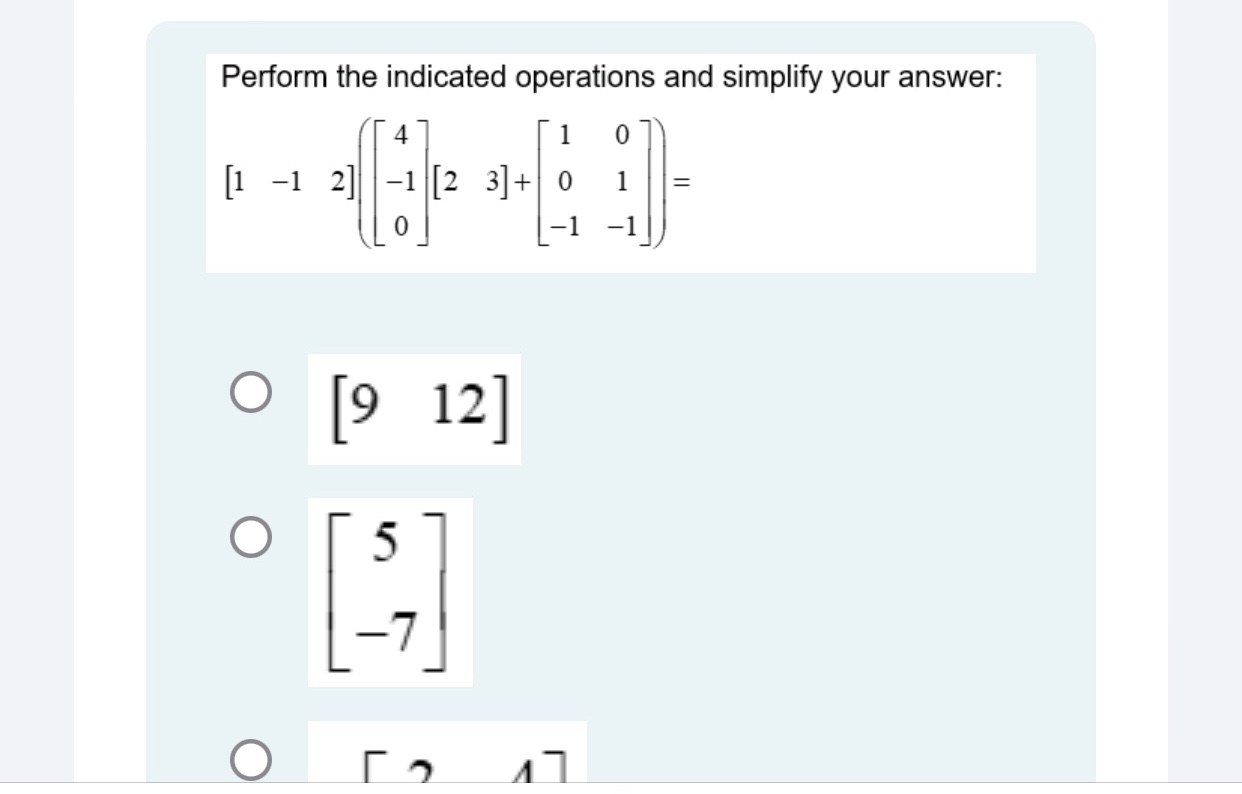 Solved Perform The Indicated Operations And Simplify Your | Chegg.com