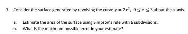 Solved Solve the above question by using integrals and give | Chegg.com