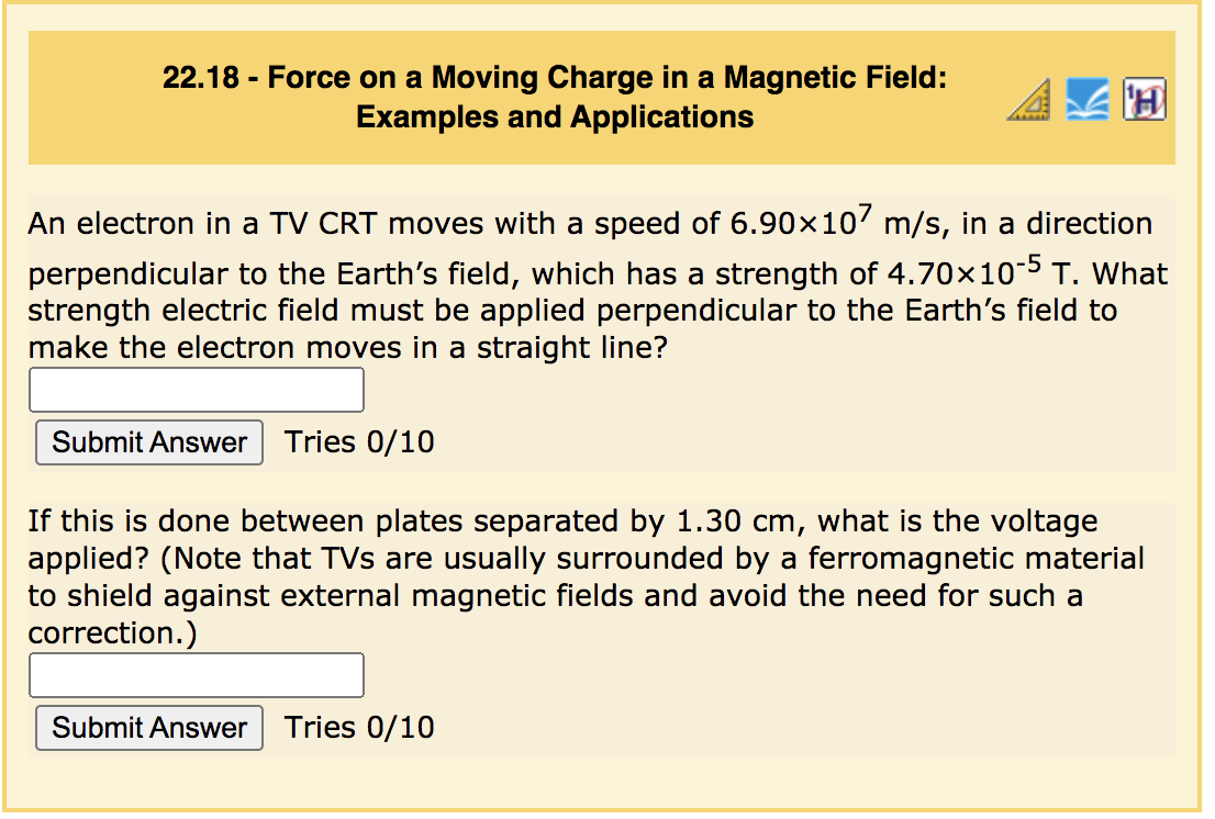 Solved 22.18 - Force on a Moving Charge in a Magnetic Field: | Chegg.com