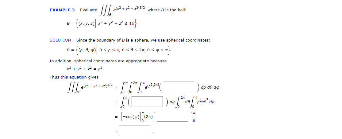 Solved Example 3 Evaluate F Ex2 Y2 2233 2 Where B Chegg Com