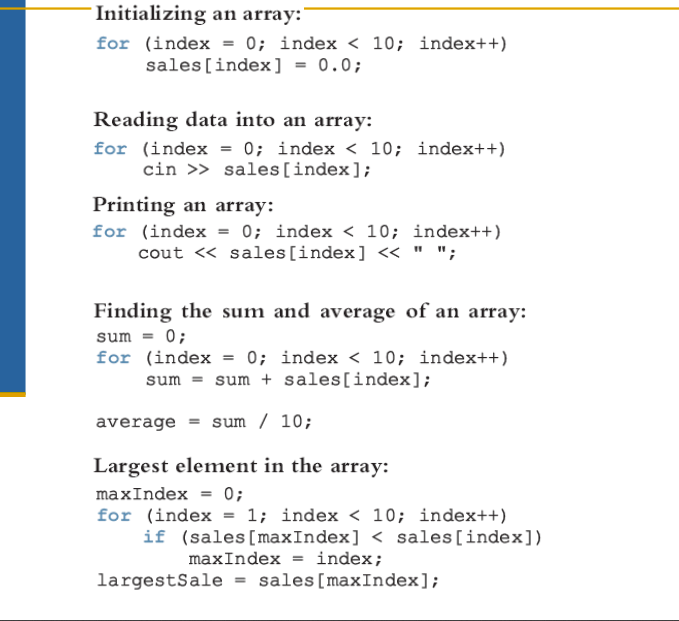 Solved Check the Arrays I slide in Week 10. Page 13 shows | Chegg.com