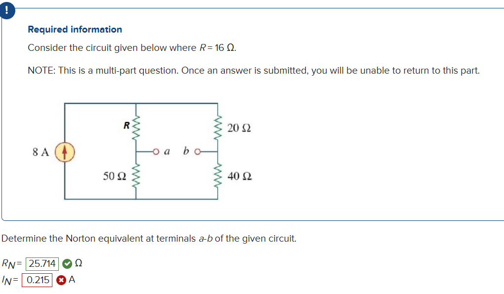 Solved Required informationConsider the circuit given below | Chegg.com