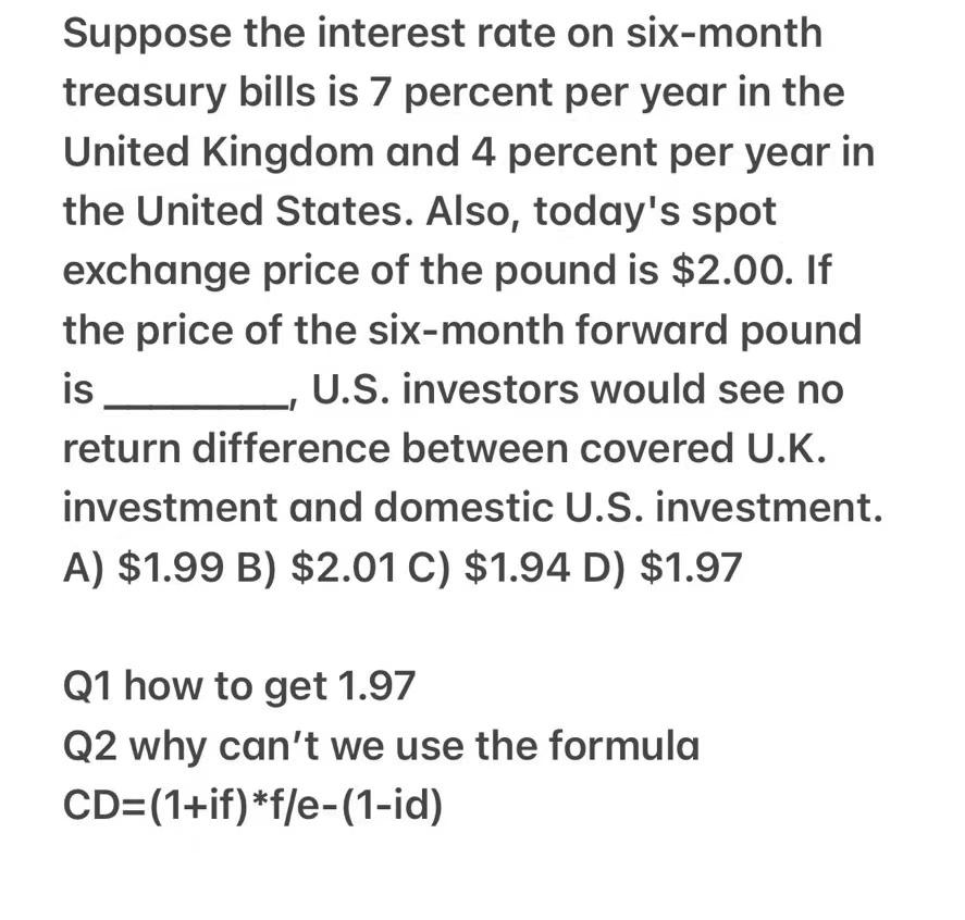 solved-suppose-the-interest-rate-on-six-month-treasury-bills-chegg