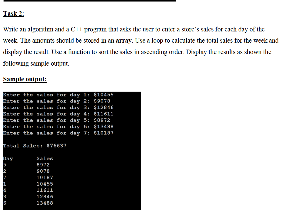 Solved Write An Algorithm And A C Program That Asks The Chegg Com