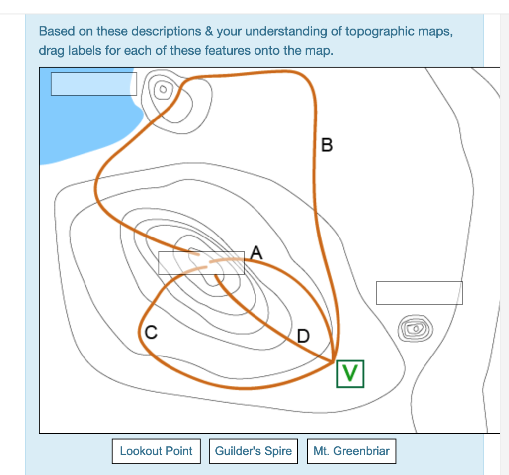 Solved You learned how to read a topographic map during | Chegg.com