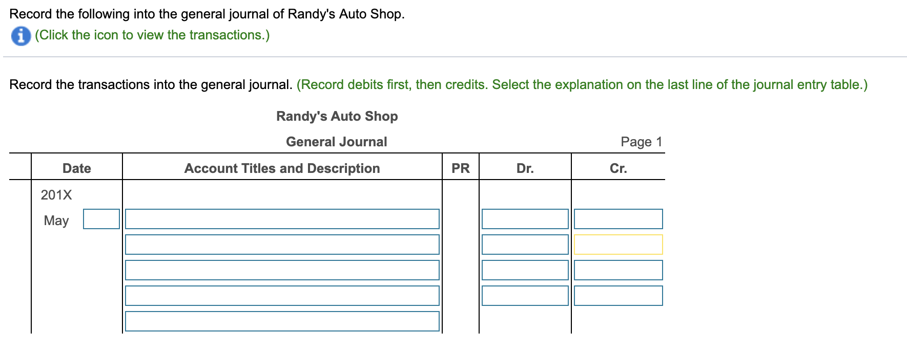 Solved Record the following into the general journal of