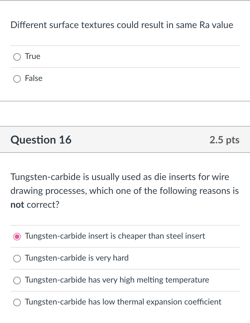 True to Tungsten