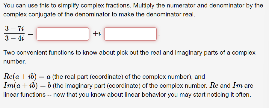 Solved You can use this to simplify complex fractions. | Chegg.com