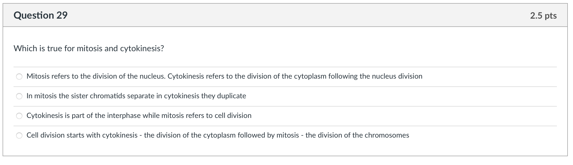 Solved Question 26 2.5 pts Semen production does NOT involve | Chegg.com