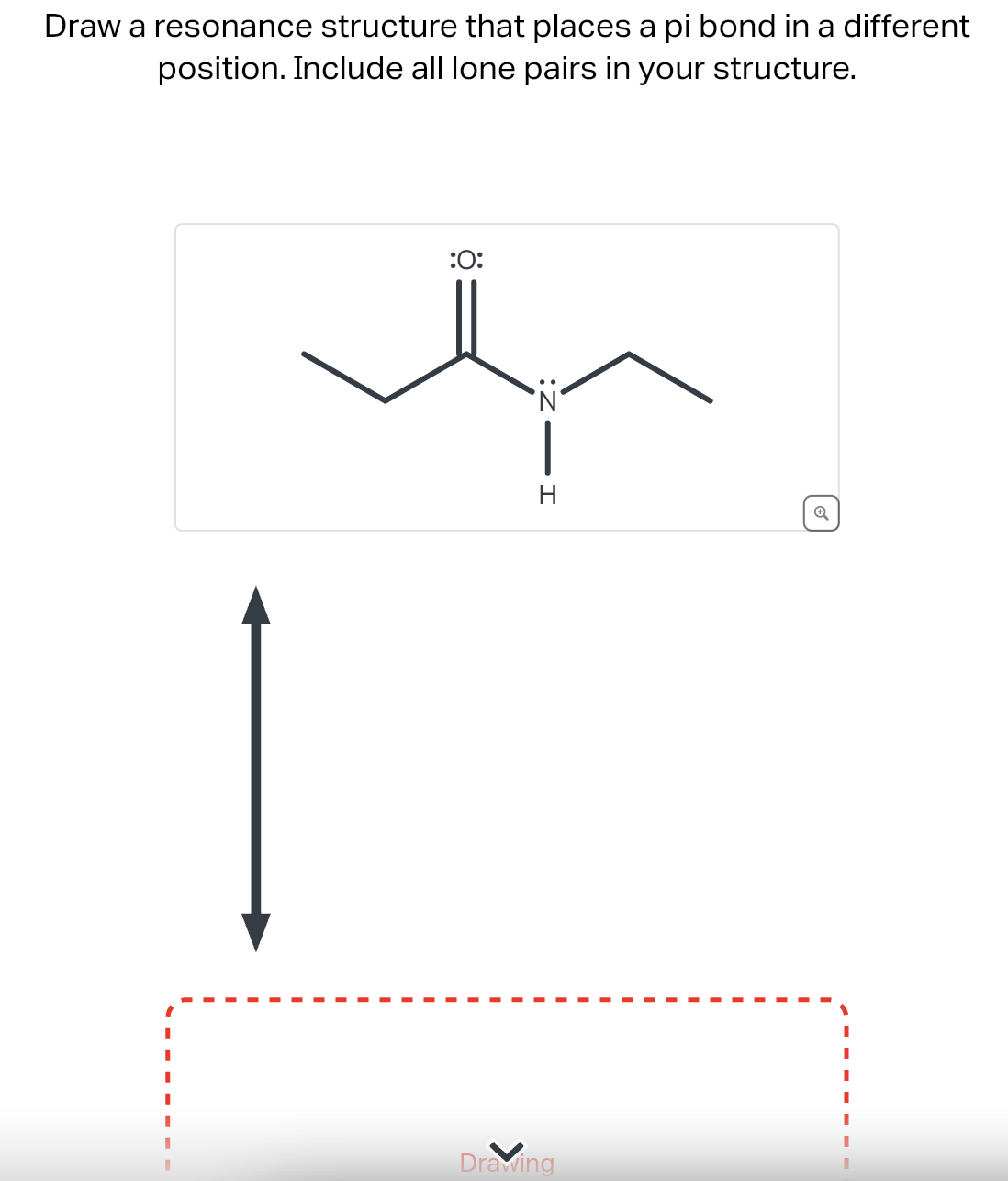 Solved Draw a resonance structure that places a pi bond in a | Chegg.com