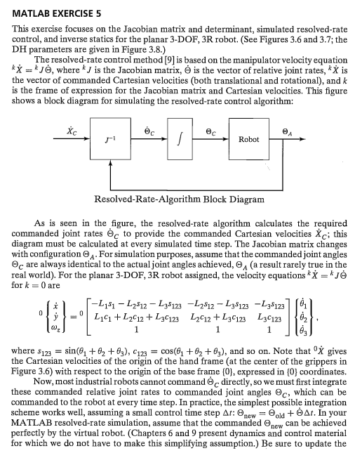 MATLAB EXERCISE 5 This exercise focuses on the | Chegg.com
