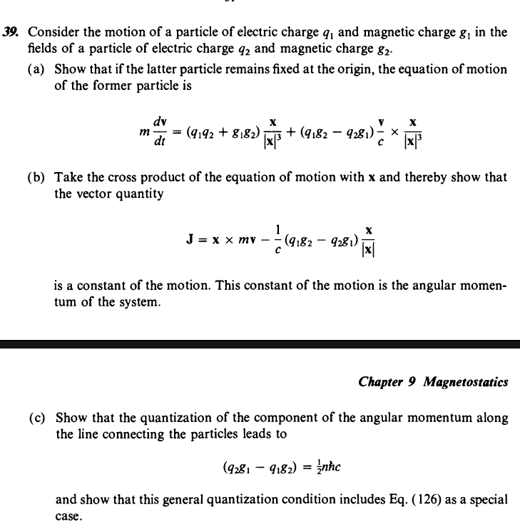 Solved 39. Consider The Motion Of A Particle Of Electric | Chegg.com