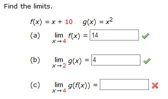 Solved Find The Limits F X X 10 G X X2 A Lim F X Chegg Com