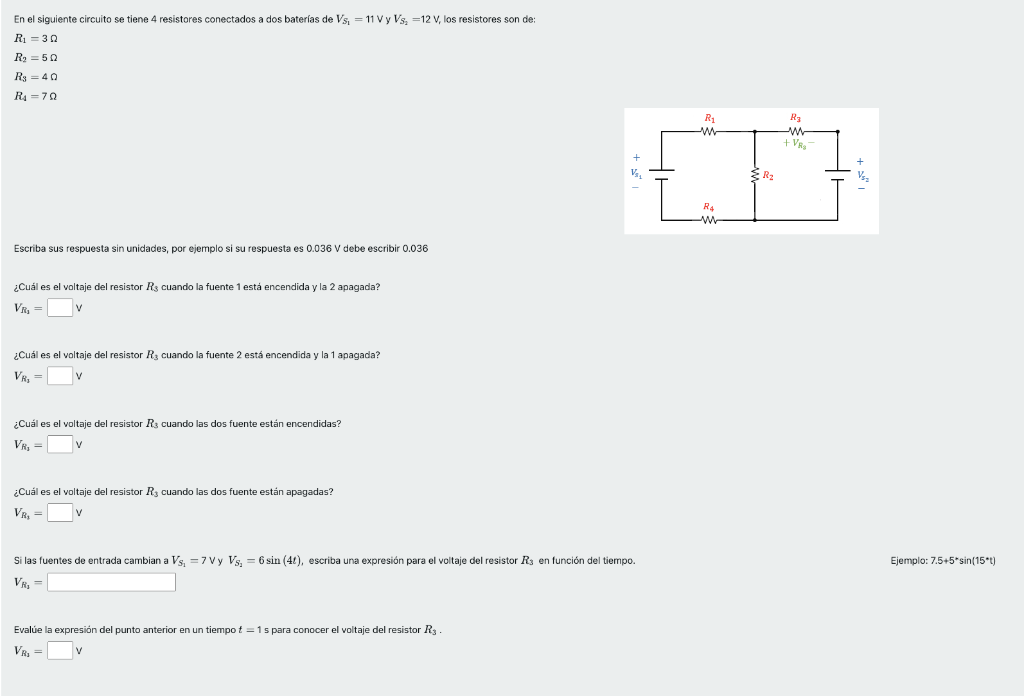 Solved En El Siguiente Circuito Se Tiene 4 Resistores | Chegg.com