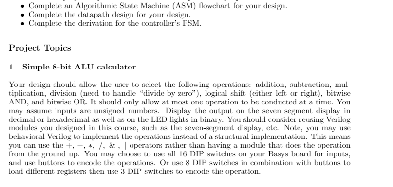 •Complete an Algorithmic State Machine (ASM) | Chegg.com