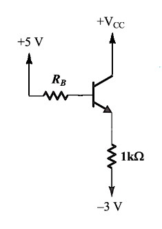 Solved Design The Following Circuit (find The Values Of RB | Chegg.com