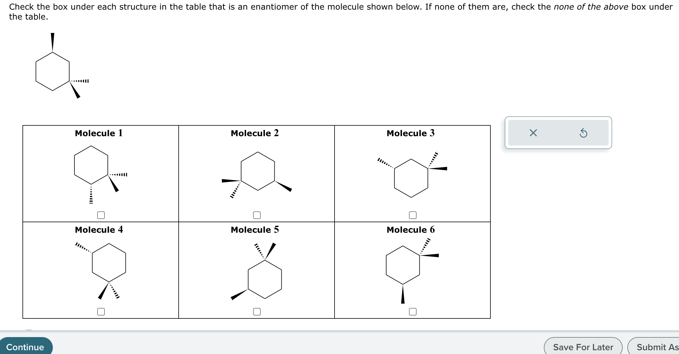 Solved Check the box under each structure in the table that | Chegg.com