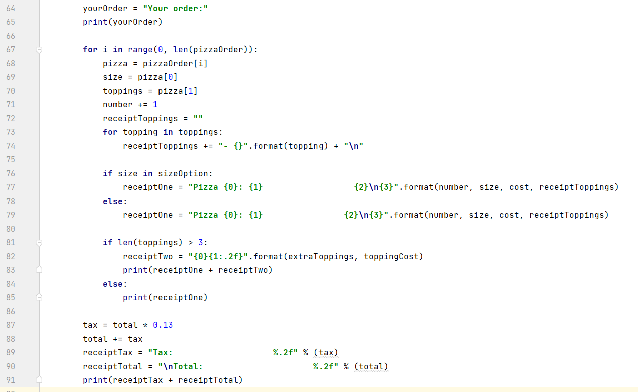 Solved How do I change this output below so that where it | Chegg.com