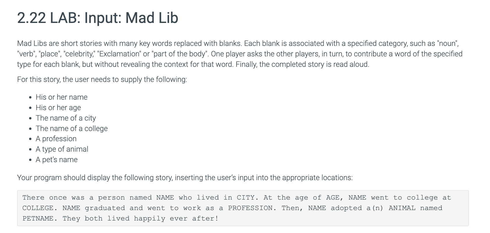 solved-2-22-lab-input-mad-lib-mad-libs-are-short-stories-chegg