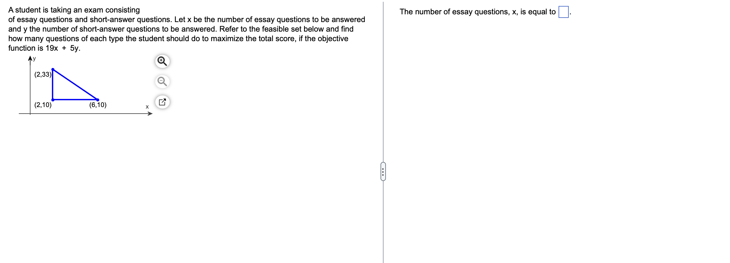 Solved A student is taking an exam consisting of essay | Chegg.com