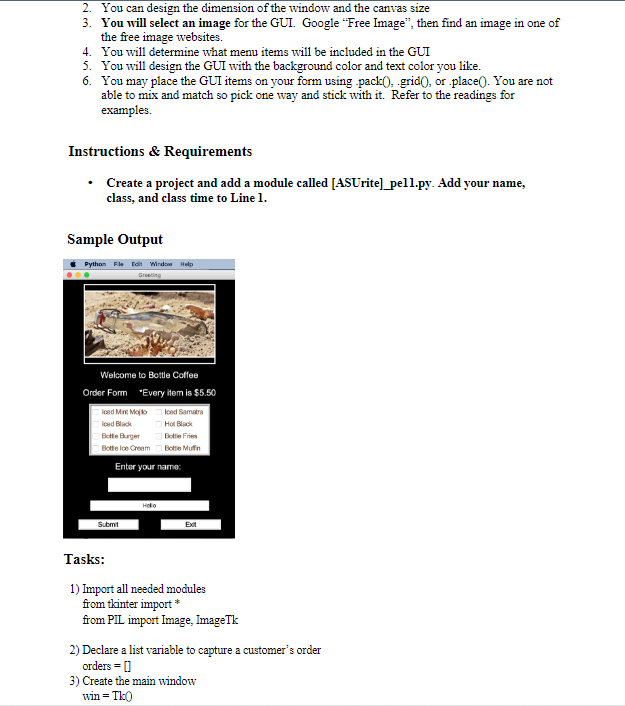 Need help with this python assignment! I'm really | Chegg.com