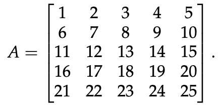 Solved 2 A= 1 3 4 5 6 7 8 9 10 11 12 13 14 15 16 17 18 19 20