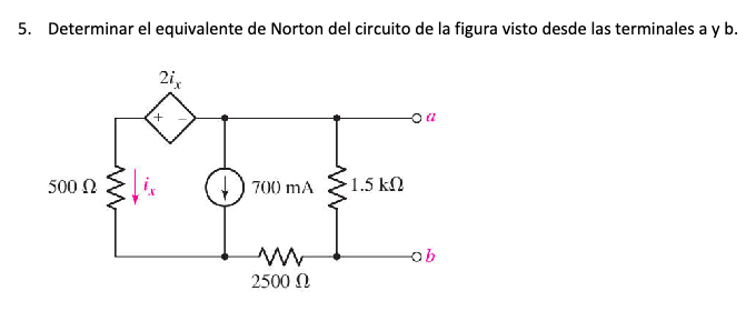 Solved Determine the Norton equivalent of the circuit in the | Chegg.com