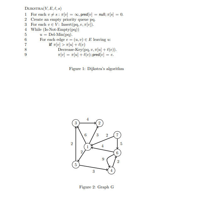 Solved Recall the efficient version of the Dijkstra | Chegg.com