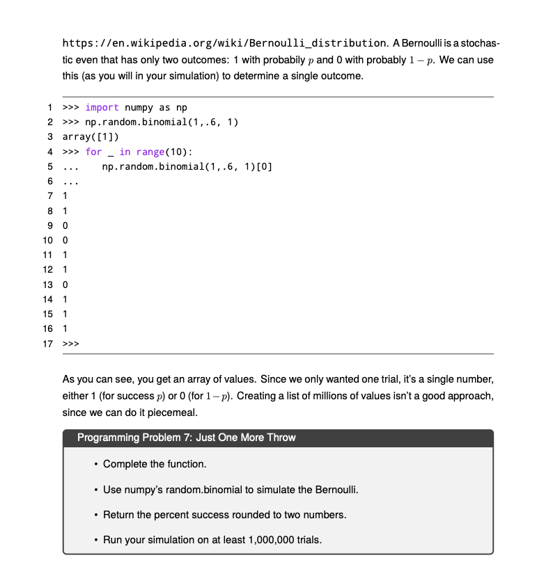 USE THIS FUNCTION:def simulation(model_parameters, | Chegg.com