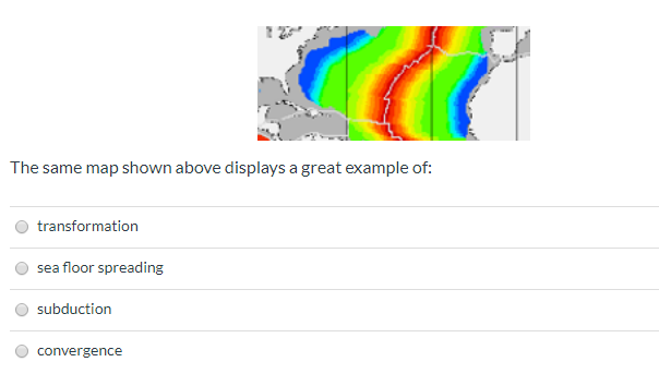 Solved The map below shows the Atlantic Ocean (North America | Chegg.com