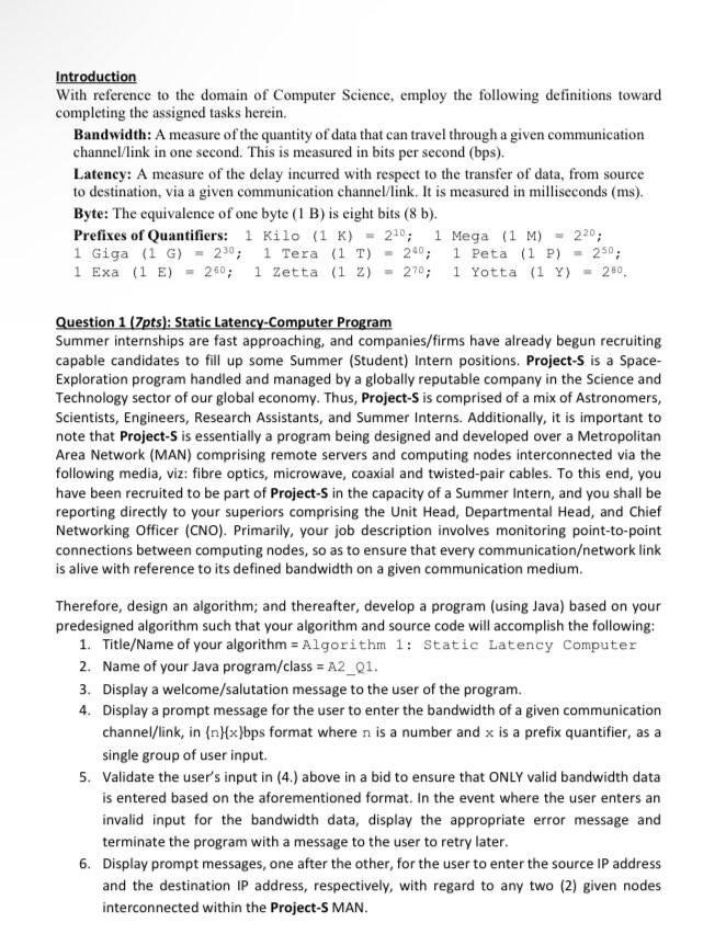 Solved Introduction With reference to the domain of Computer | Chegg.com