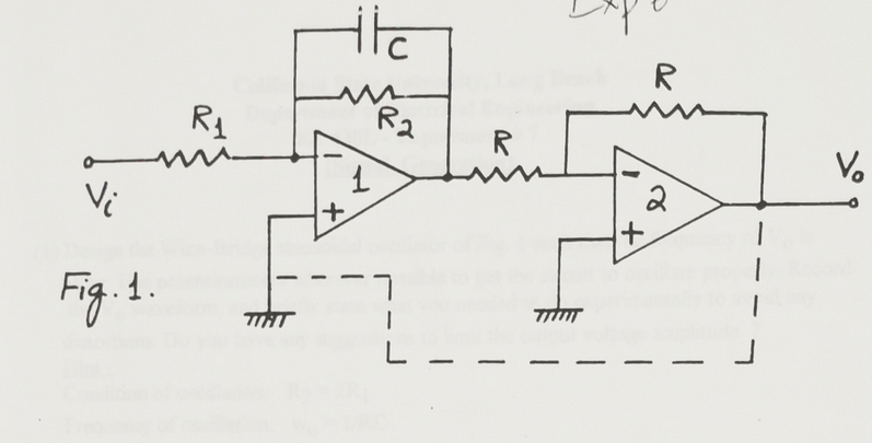 Solved The figure shows a cascaded amplifier. For part a, | Chegg.com
