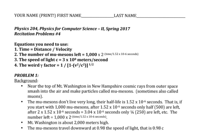 Advanced physics Archive | February 23 2017 | Chegg.com